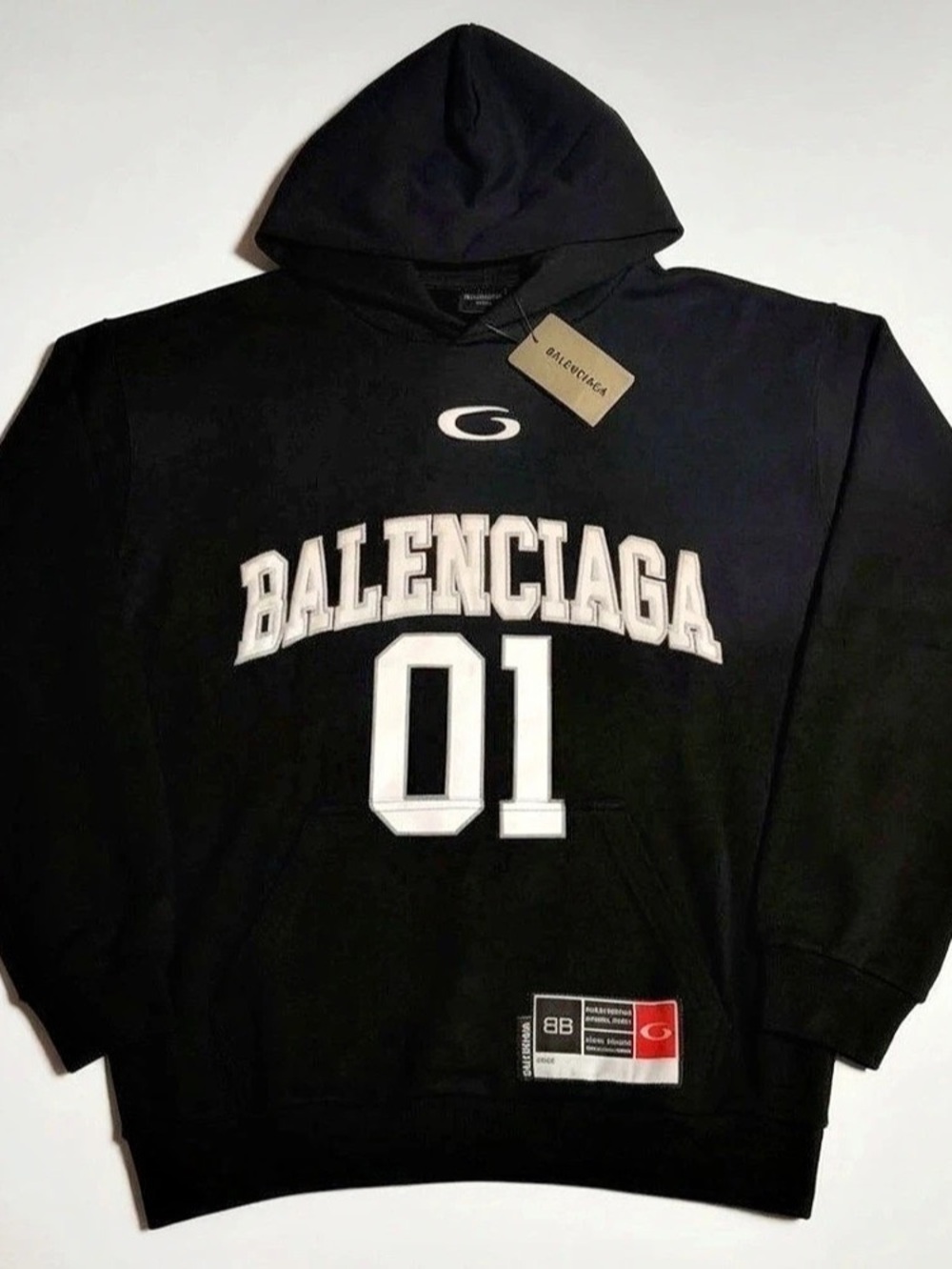 Balenciaga Basketball Series - Oversized Hoodie in Black